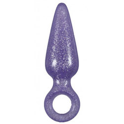 Anální kolík fialový se třpytkami ZO_9968-M6637