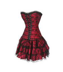 Corset în stil gotic cu șnur