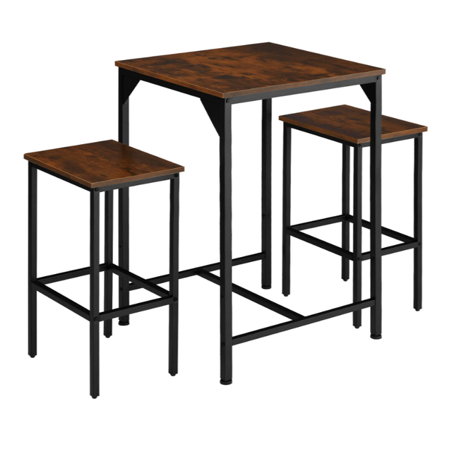 Set de bar Inverness Industrial Dark Wood ZO_404362 1