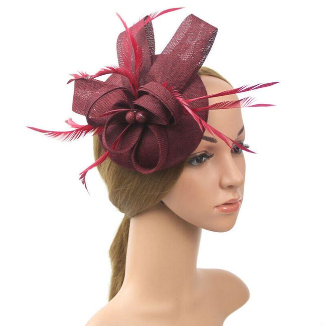 Formal hat with a vail FF568 1