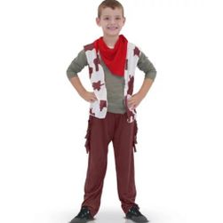 Costum de băiat cowboy, mărimea M, 5 - 7 ani ZO_245182