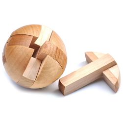 Dřevěný hlavolam pro děti - Koule