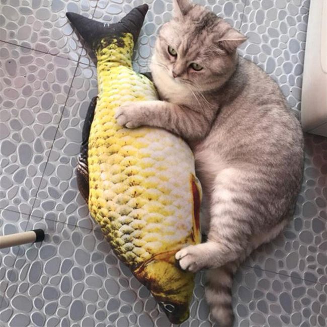Przytulanka dla kota- ryba 1