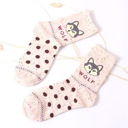 Зимни винтидж чорапи с животни - 12 варианта