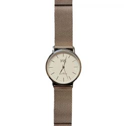 Srebrny płaski zegarek ZO_216164