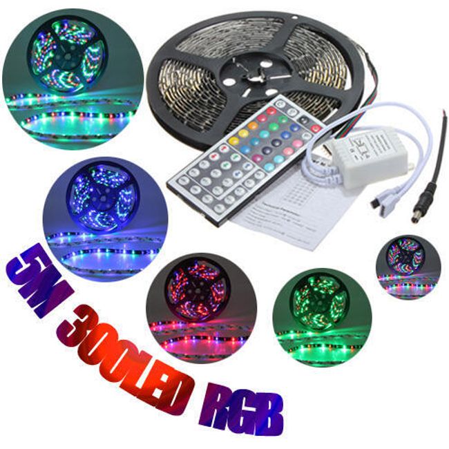 RGB LED pásek s dálkovým ovládáním - 500 cm 1