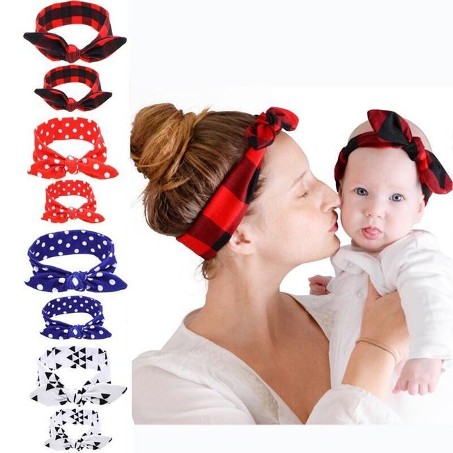 Mum and baby matching headbands LA140 1