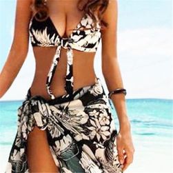 Dámské push-up bikiny s pareem