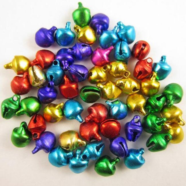 100 bucăți obiecte decorative pentru Crăciun - diverse culori 1