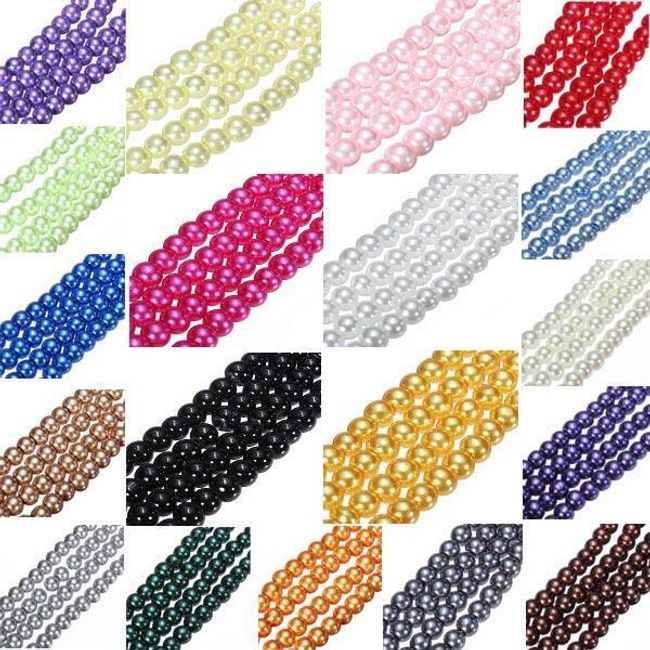 Perličky v různých barvách - 210 kusů 1