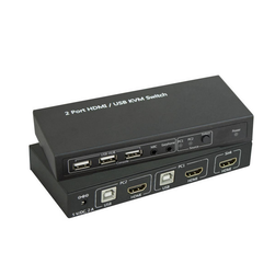 HDMI KVM превключвател Професионален 2×1 ZO_205244