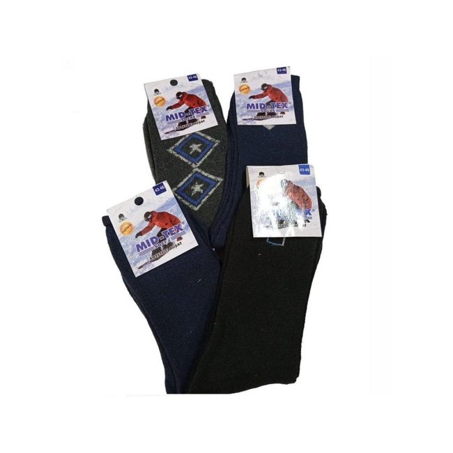Високи топли чорапи - 5 бр. в опаковка, Текстилни размери СЪДЪРЖАНИЕ: ZO_b3f33fd6-0605-11ef-ba5a-bae1d2f5e4d4 1