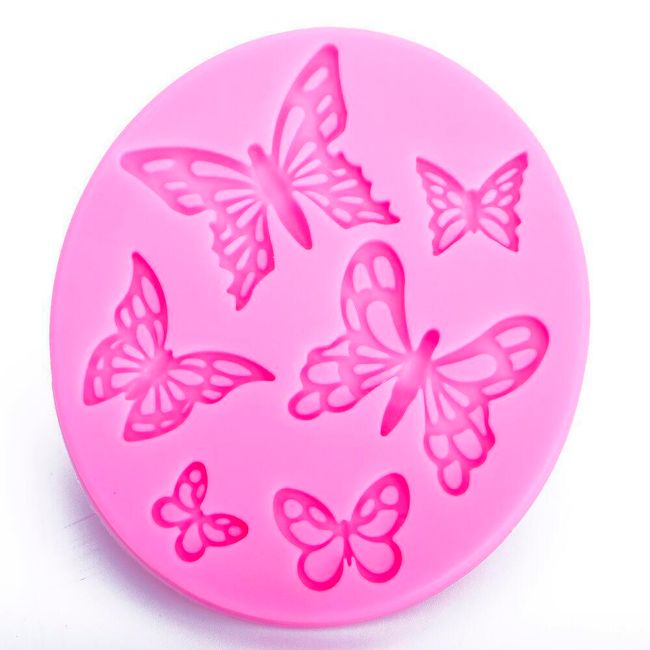 Silikonová formička s motýlky - 3D 1