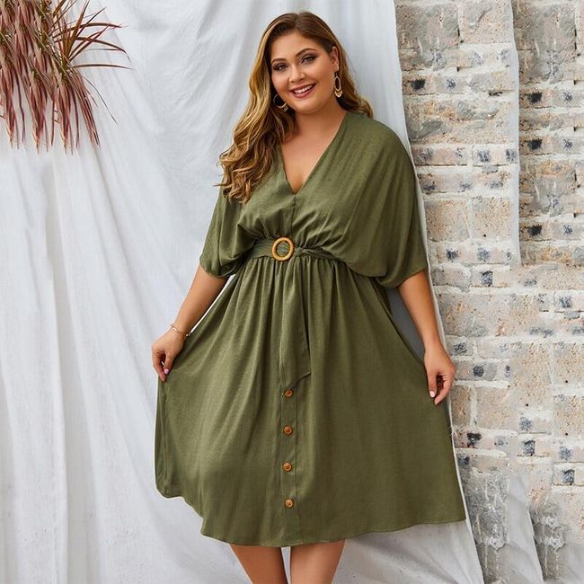 Dámské plus size šaty TF8675 1