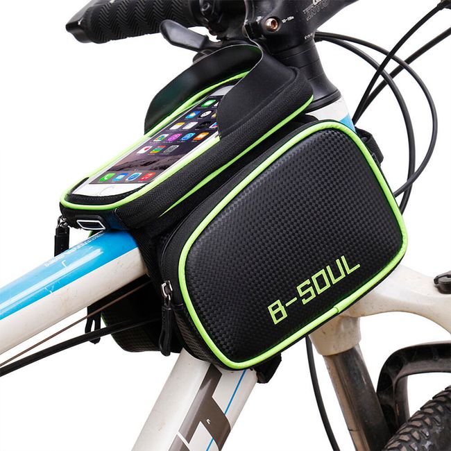 Taška na bicykel s vreckom na mobilný telefón - 3 farby 1