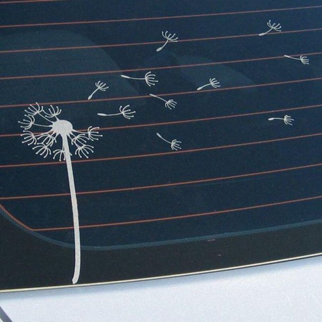 Samolepka na auto Dandelion 1