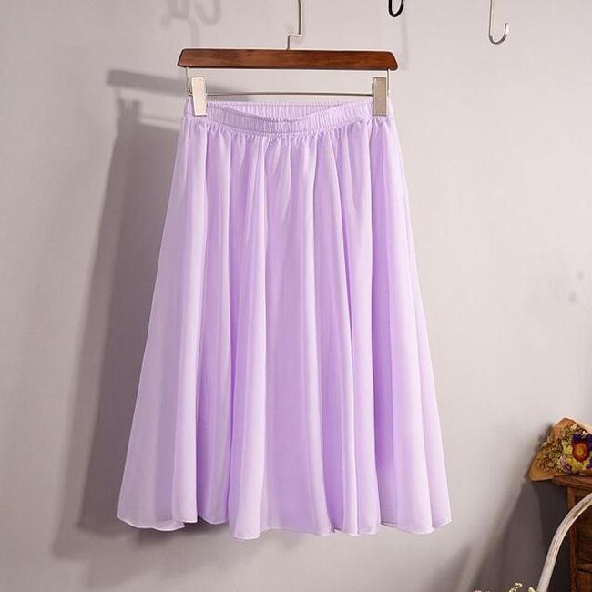 Lehoučká šifonová sukně - více barev 1