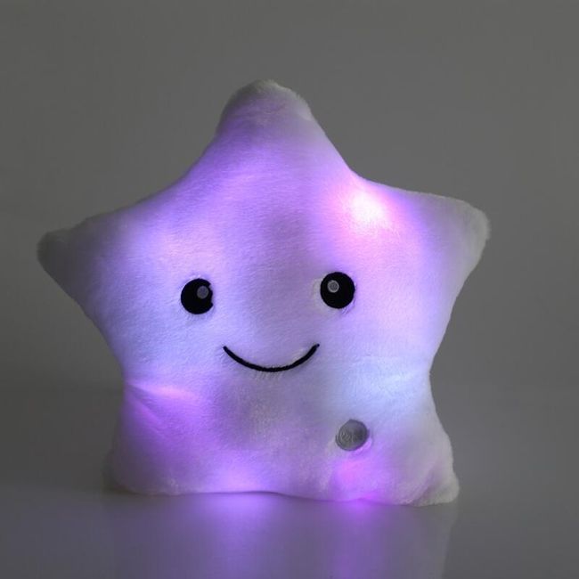 Świecąca poduszka LED Gwiazda - 5 kolorów 1