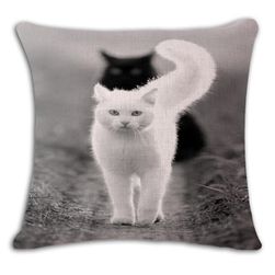 Poszewka na poduszkę z kotem - 19 wariantów