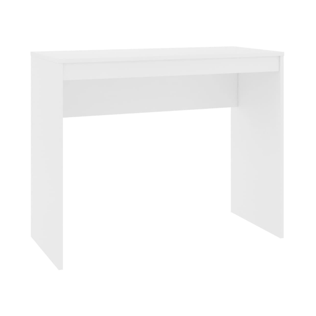 Psací stůl bílý 90 x 40 x 72 cm kompozitní dřevo ZO_802237-A 1