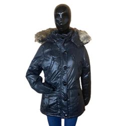 Ženska zimska jakna s kapuco - črna, velikosti XS - XXL: ZO_bb7118ea-aa21-11ee-90e2-4a3f42c5eb17