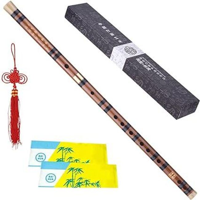 Dizi Tradičná ručne vyrábaná čínska bambusová flauta ZO_239905 1