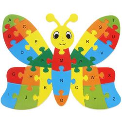 Drewniane puzzle do składania dla dzieci - 5 wariantów