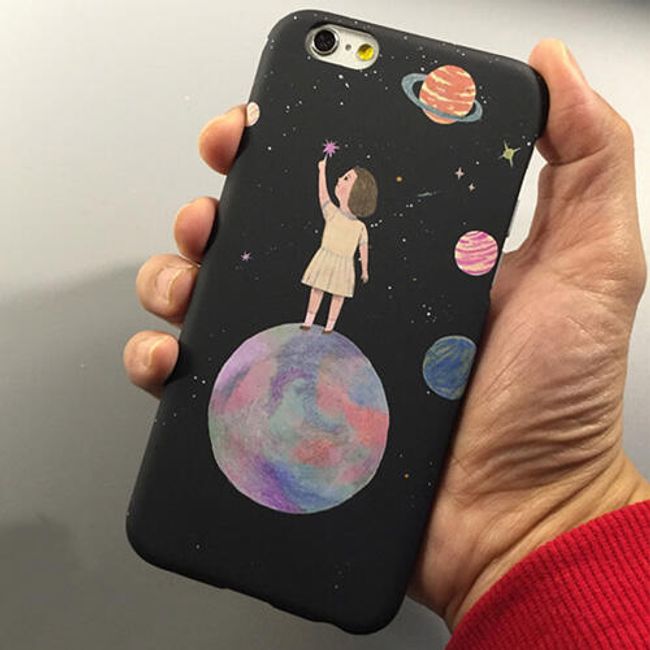 Space borító iPhone 5, 5S, 6S, 6 Plus készülékhez 1