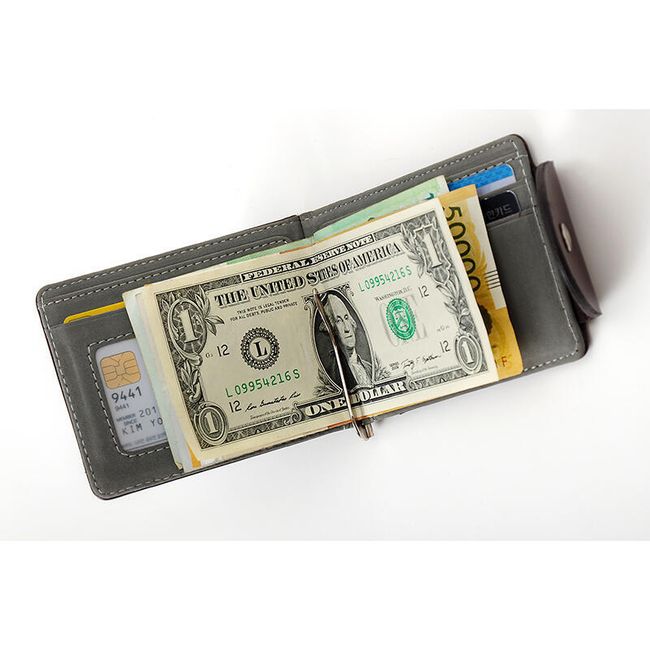 Peňaženka s klipom na bankovky 1