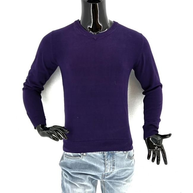 Moški pulover Adriano Guinari, vijoličen, velikosti XS - XXL: ZO_103190-S 1