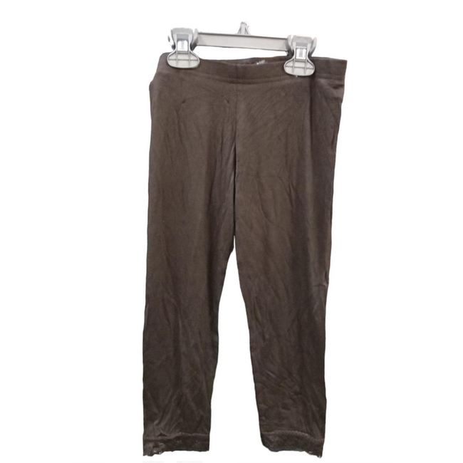 Damskie legginsy 3/4 bershka, brązowa koronka, rozmiary XS - XXL: ZO_dba5bab8-11c2-11ef-a219-bae1d2f5e4d4 1