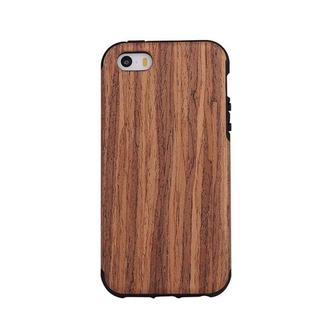 Pokrowiec na iPhone z wzorem drewna 1