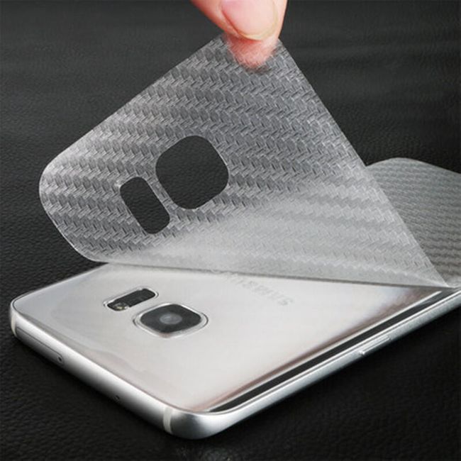 Folie decorativă transparentă pentru Samsung Galaxy S7, S7 Edge 1