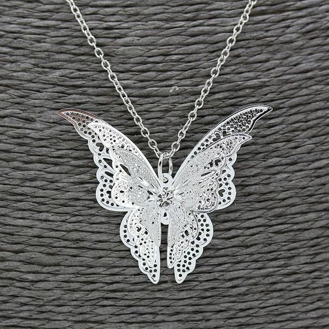 Romantický náhrdelník - motýľ 1