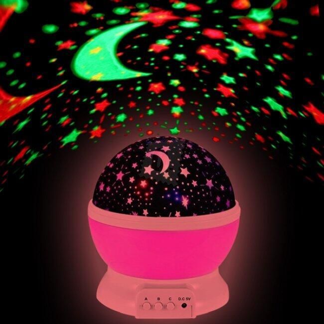 LED лампичка с прожекция на звездно небе Nina 1