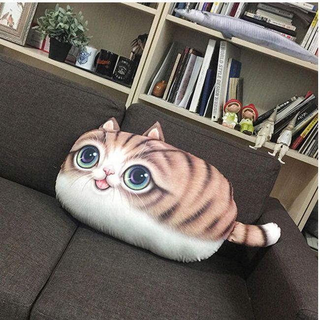 3D polštář - roztomilé kočky 1