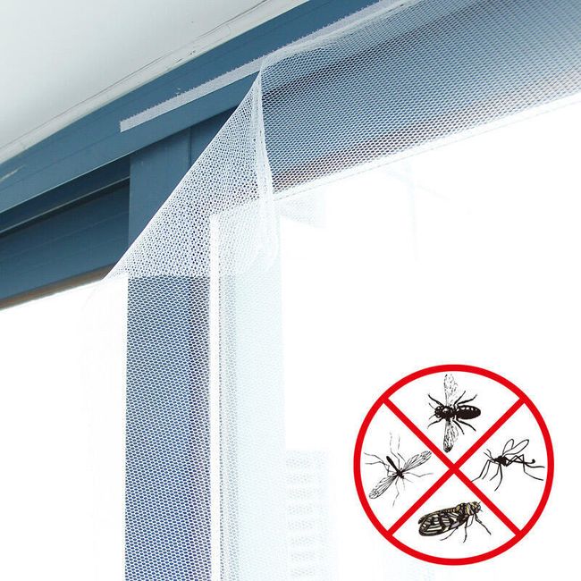 Ochranná síť do okna proti hmyzu - 150 x 130 cm 1