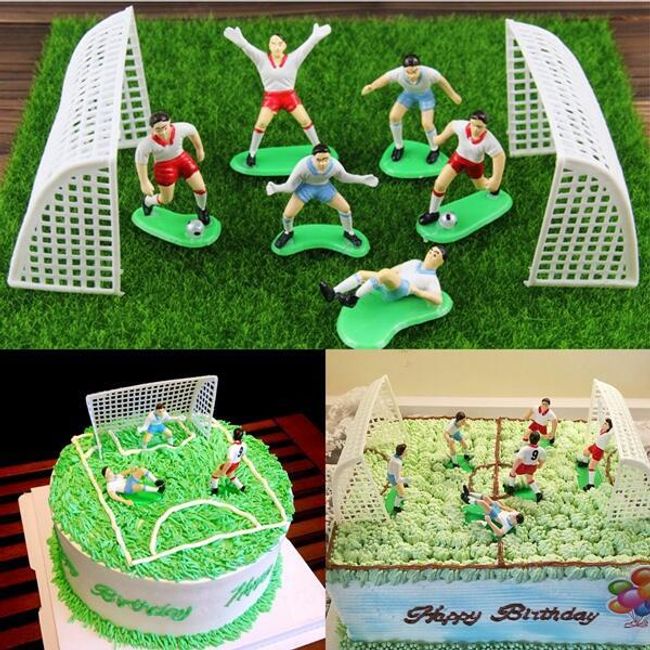 Plastová dekorace na dort - fotbal 1