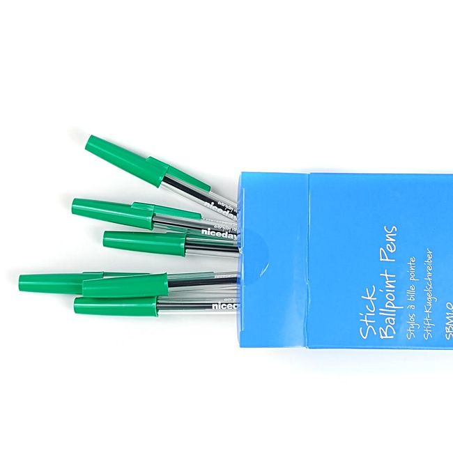 Pix cu bilă și capac Niceday, pachet de 20 buc., verde, PC - 3600 ZO_XDSL54033059 1