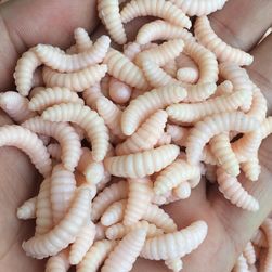 Imitace gumových larev pro rybáře - 6 barev