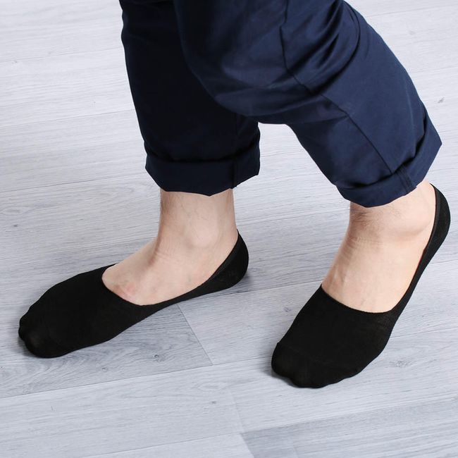 Pánské ponožky do slip-on bot - 3 barvy 1