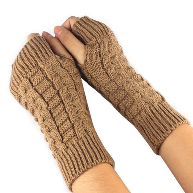 Ženske pletene rokavice VBB7 1