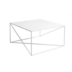 Fehér CustomForm Memo dohányzóasztal, 100 x 100 cm ZO_163216