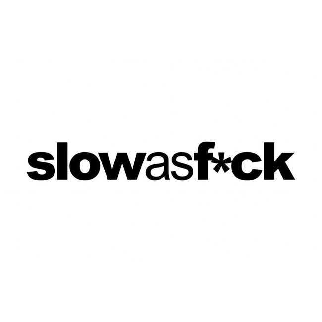 Nálepka na auto - Slowasf*ck 1