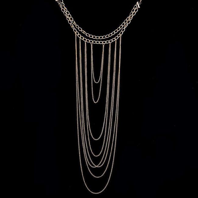 Dámsky retiazkový náhrdelník v elegantnom dizajne 1