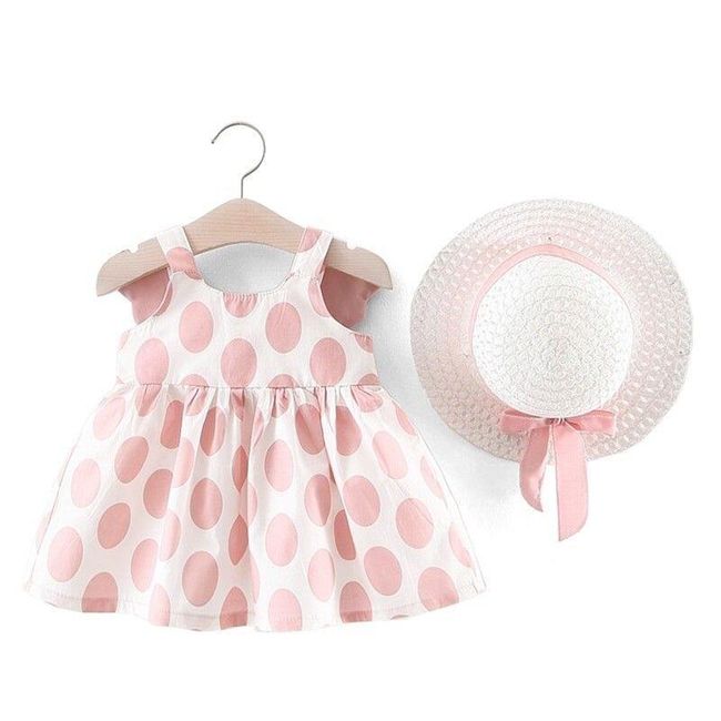 Girl's dress with a hat Madlyn 1