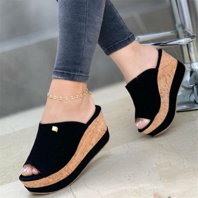 Women´s wedge heel mules Y29 1