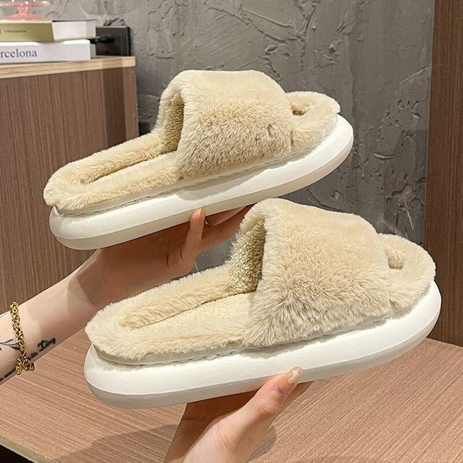 Unisex slippers Curry 1