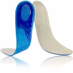 Gelové unisex vložky do bot v modré barvě