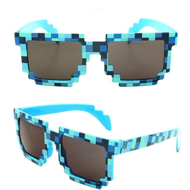 Unisex sunčane naočale sa kockicama 1